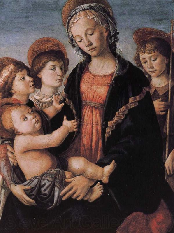 Sandro Botticelli Our Lady of Angels with the two sub